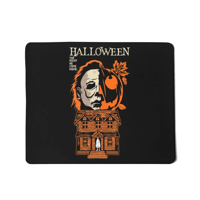 The Night He Came Home Lazy Halloween Costume Horror Movie Mousepad