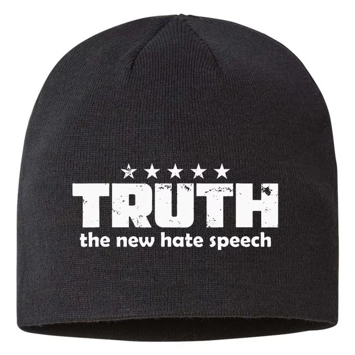 Truth New Hate Speech PC Political Correctness 8 1/2in Sustainable Knit Beanie