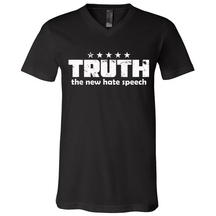 Truth New Hate Speech Pc Political Correctness V-Neck T-Shirt