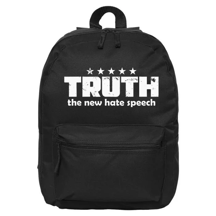 Truth New Hate Speech PC Political Correctness 16 in Basic Backpack