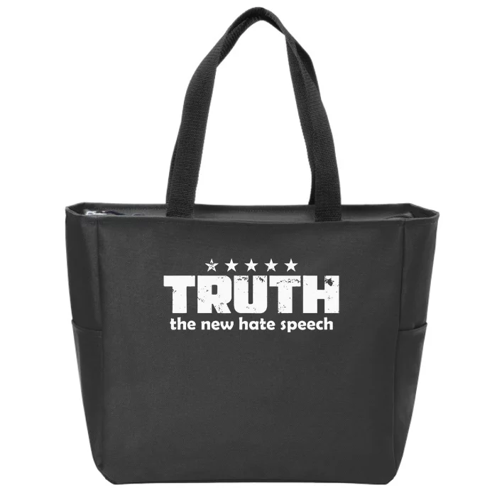 Truth New Hate Speech PC Political Correctness Zip Tote Bag