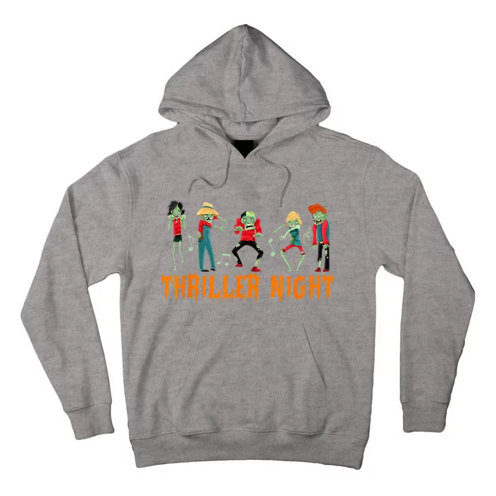 Thriller Night Halloween Dancing Zombie Tall Hoodie