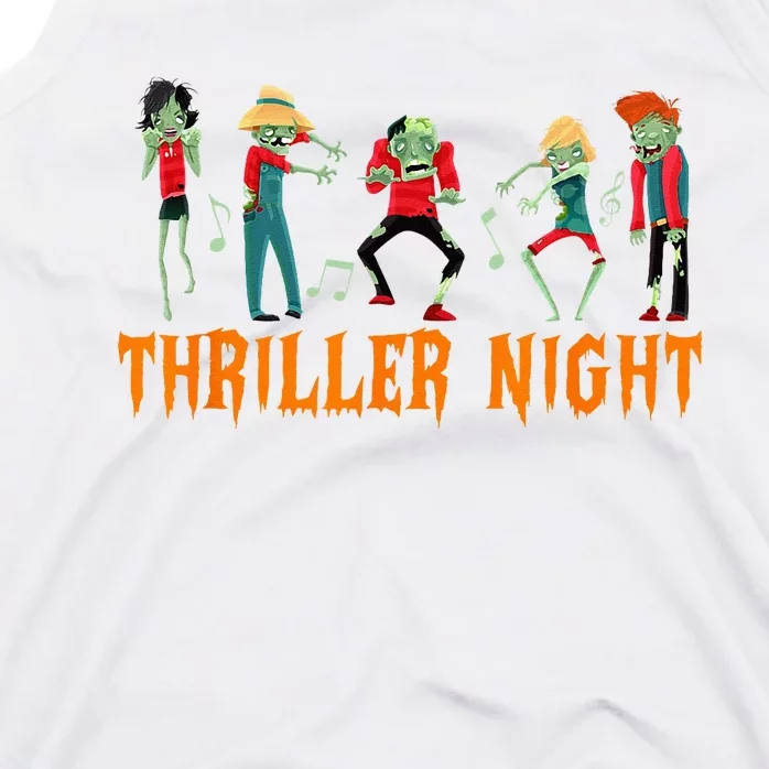 Thriller Night Halloween Dancing Zombie Tank Top