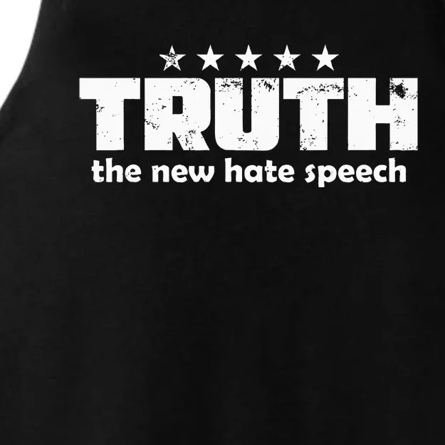 Truth New Hate Speech Pc Political Correctness Ladies Tri-Blend Wicking Tank