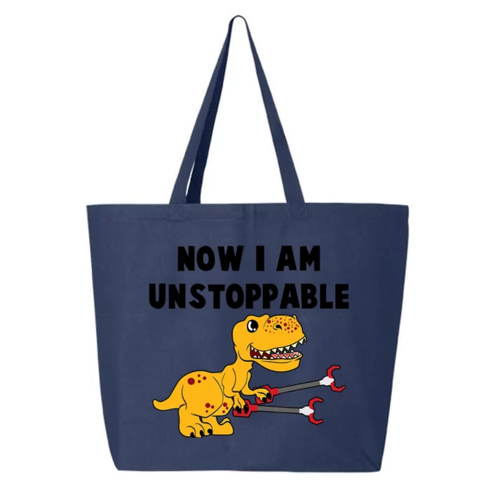 Toddlers Now I Am Unstoppable Funny Dinosaur 25L Jumbo Tote