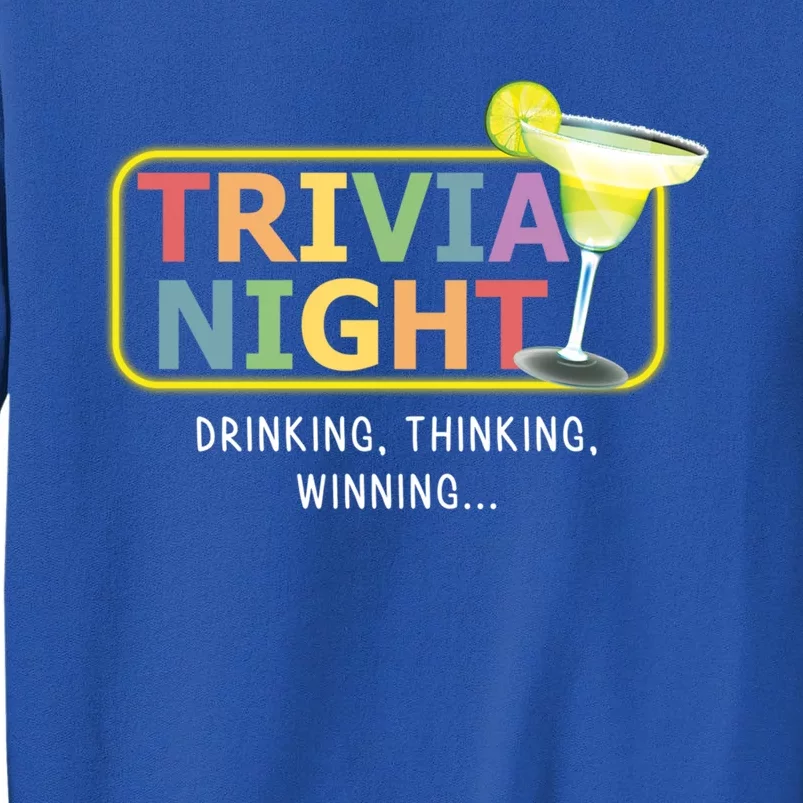 Trivia Night Ing Thinking Winning Quiz Game Cool Gift Sweatshirt