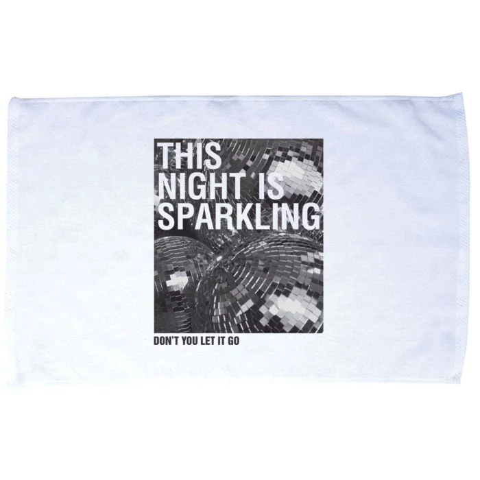 This Night Is Sparkling Enchanted Disco Ball Microfiber Hand Towel