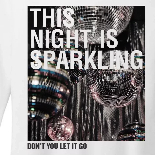 This Night Is Sparkling Disco Ball Retro Womens CVC Long Sleeve Shirt