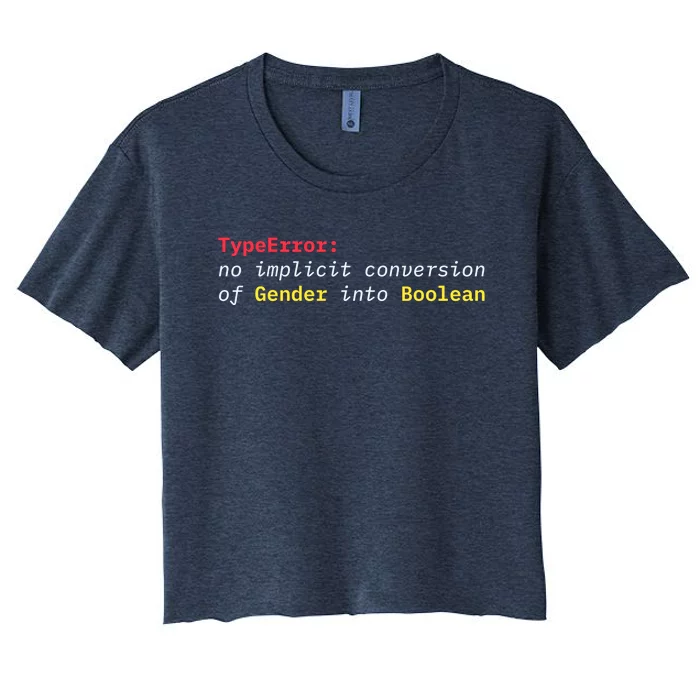 Typeerror No Implicit Conversion Of Gender Into Boolean Women's Crop Top Tee