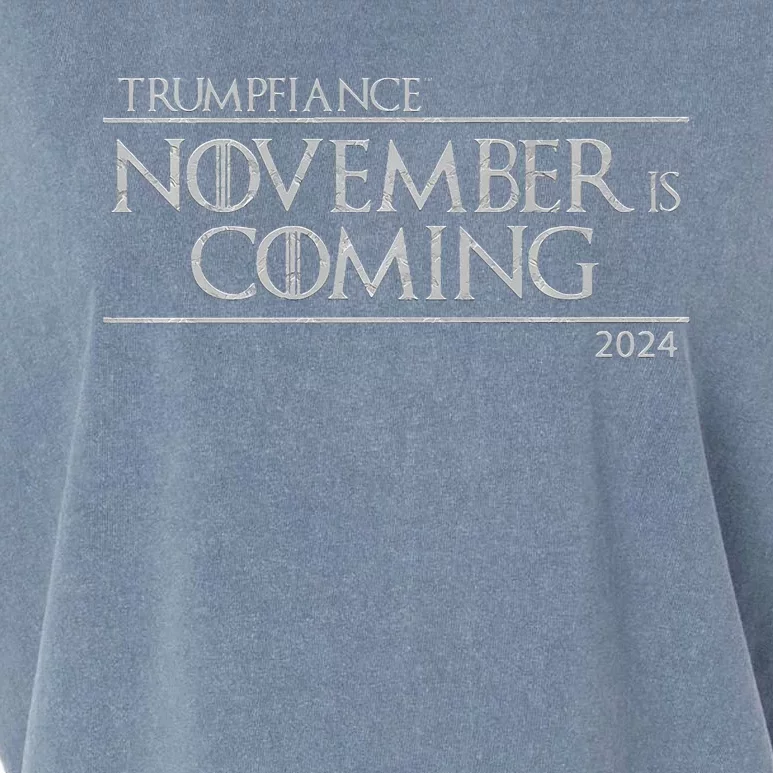 Trumpfiance November Is Coming Garment-Dyed Women's Muscle Tee