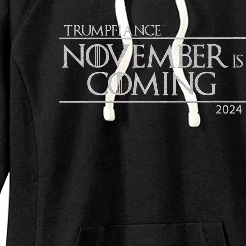 Trumpfiance November Is Coming Women's Fleece Hoodie