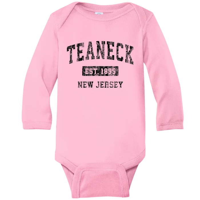 Teaneck New Jersey Nj Vintage Sports Baby Long Sleeve Bodysuit