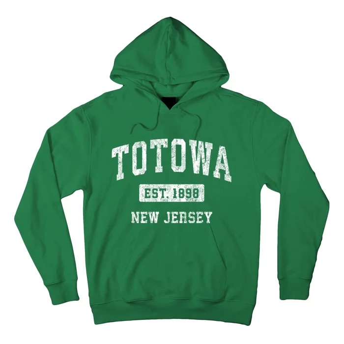 Totowa New Jersey Nj Vintage Sports Established Hoodie