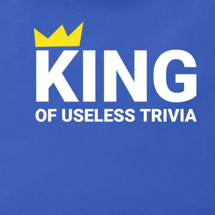 Trivia Night King Of Useless Trivia Lover Funny Trivia Champ Gift Zip Tote Bag