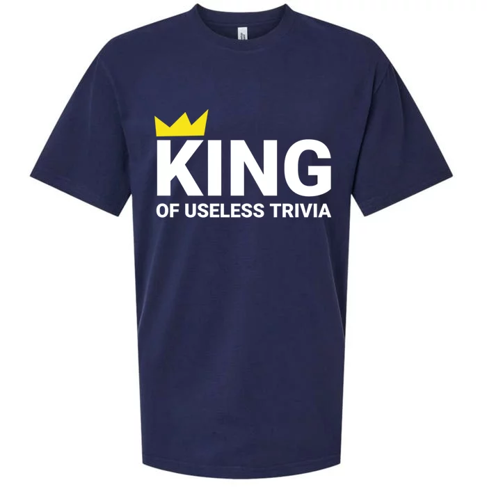 Trivia Night King Of Useless Trivia Lover Funny Trivia Champ Gift Sueded Cloud Jersey T-Shirt