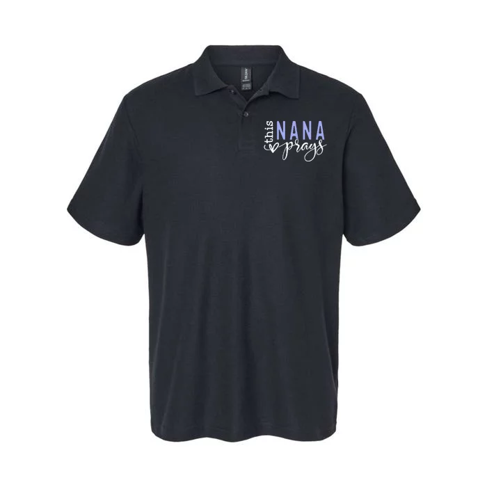 This Nana Love Prays Softstyle Adult Sport Polo