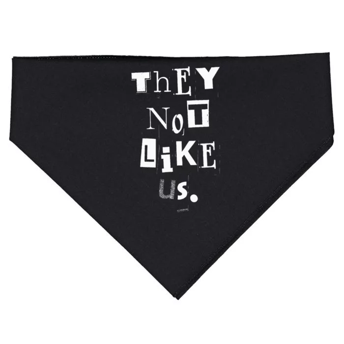 They Not Like Us USA-Made Doggie Bandana