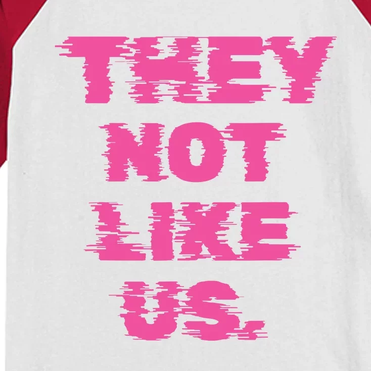 They Not Like Us Women Kids Colorblock Raglan Jersey