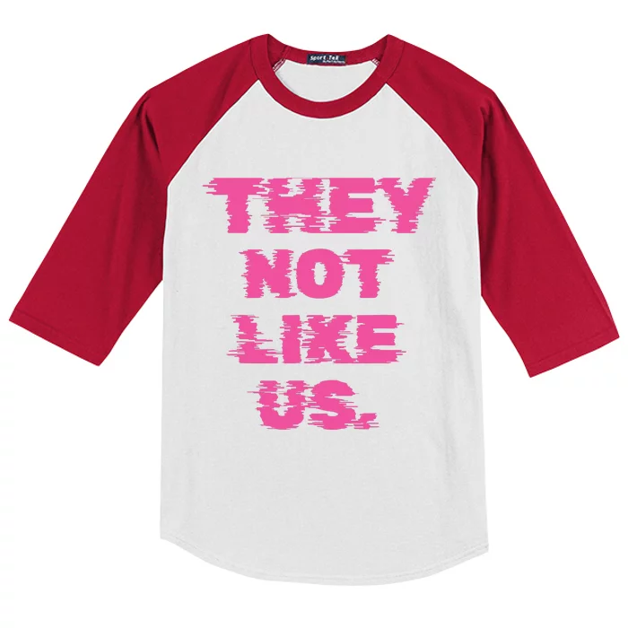 They Not Like Us Women Kids Colorblock Raglan Jersey