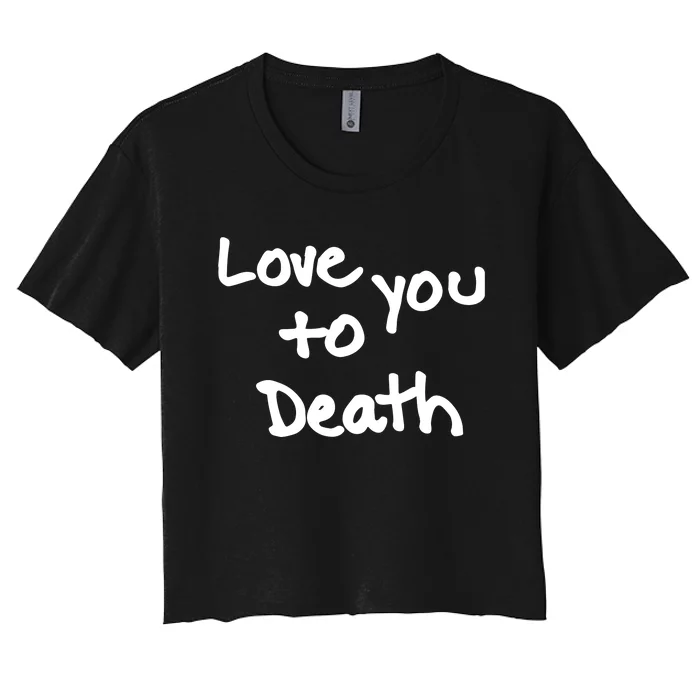 Ted Nivison Love You Women's Crop Top Tee