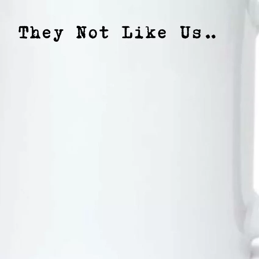 They Not Like Us Black Color Changing Mug