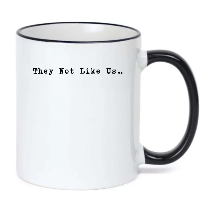 They Not Like Us Black Color Changing Mug