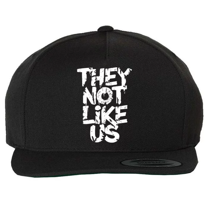 They Not Like Us Wool Snapback Cap