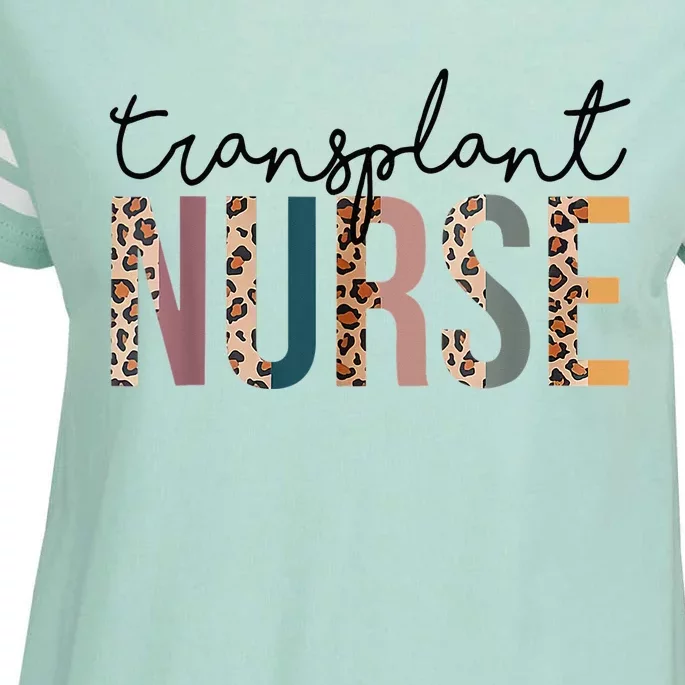 Transplant Nurse Leopard Halloween NURSE'S DAY HOT love Enza Ladies Jersey Football T-Shirt