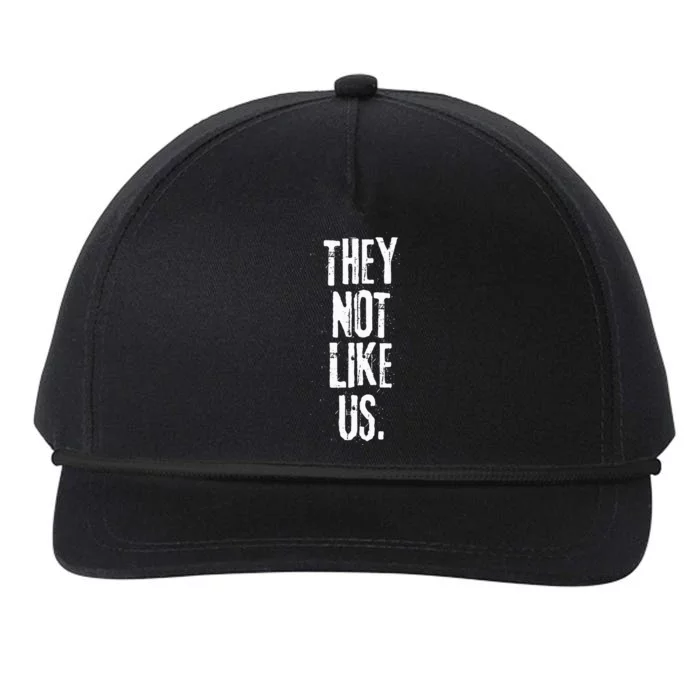 They Not Like Us Snapback Five-Panel Rope Hat