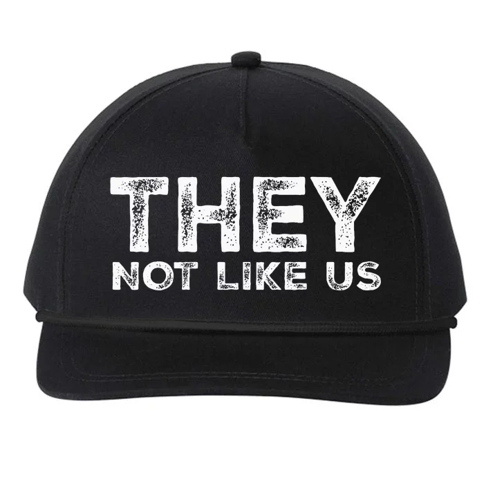 They Not Like Us Snapback Five-Panel Rope Hat