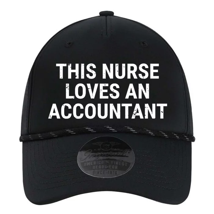 This Nurse Loves An Accountant Cute Couple Funny Gift Performance The Dyno Cap