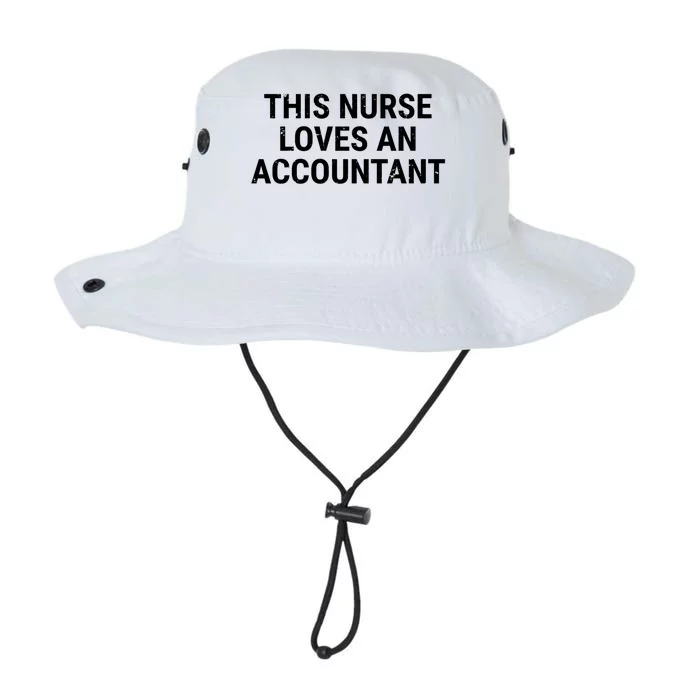 This Nurse Loves An Accountant Cute Couple Funny Gift Legacy Cool Fit Booney Bucket Hat