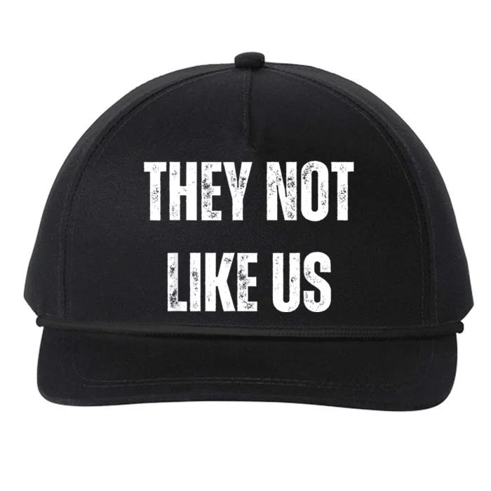 They Not Like Us Ov Hoe Ov Ho Snapback Five-Panel Rope Hat