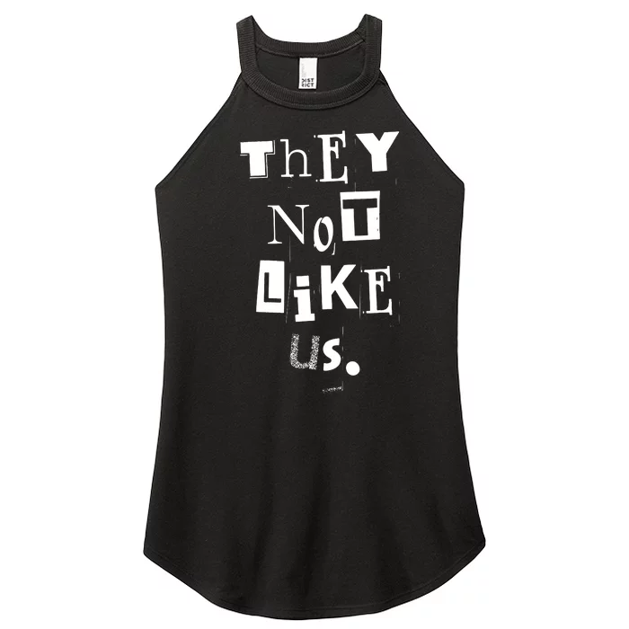 They Not Like Us Women’s Perfect Tri Rocker Tank