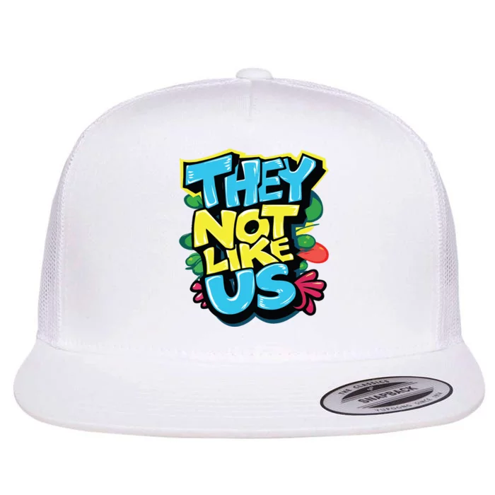 They Not Like Us Flat Bill Trucker Hat