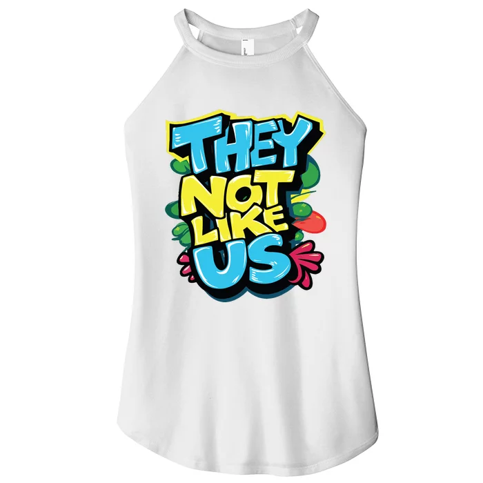 They Not Like Us Women’s Perfect Tri Rocker Tank