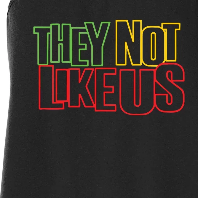 They Not Like Us Women's Racerback Tank