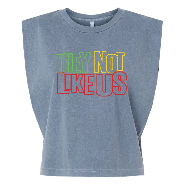 They Not Like Us Garment-Dyed Women's Muscle Tee