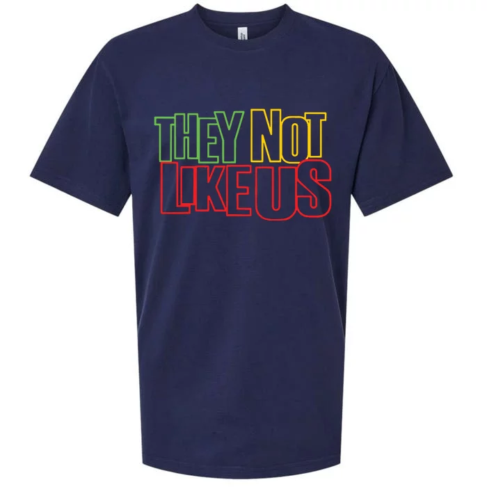 They Not Like Us Sueded Cloud Jersey T-Shirt