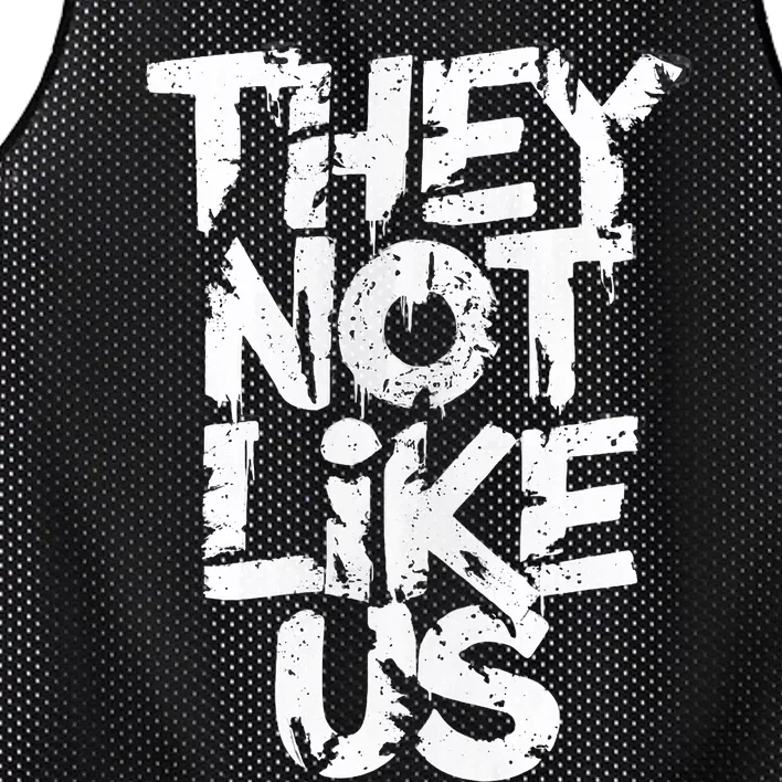 They Not Like Us Mesh Reversible Basketball Jersey Tank