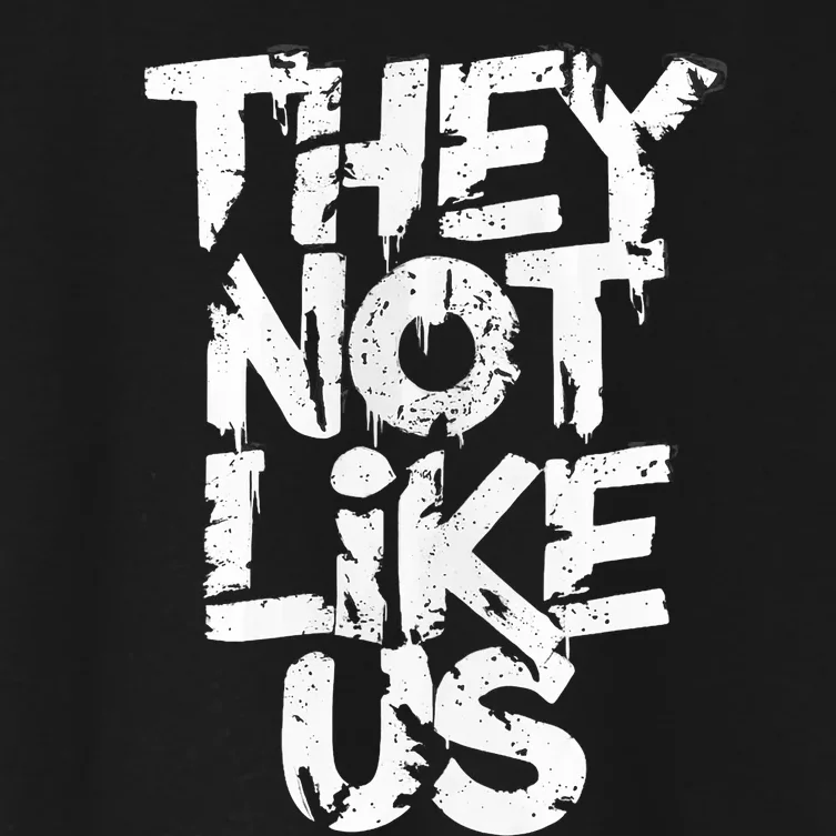 They Not Like Us Women's Crop Top Tee