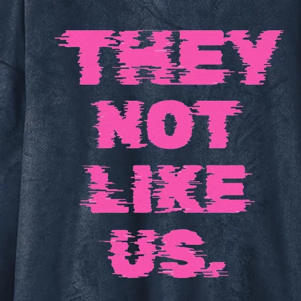 They Not Like Us Hooded Wearable Blanket