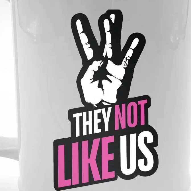 They Not Like Us Front & Back Beer Stein