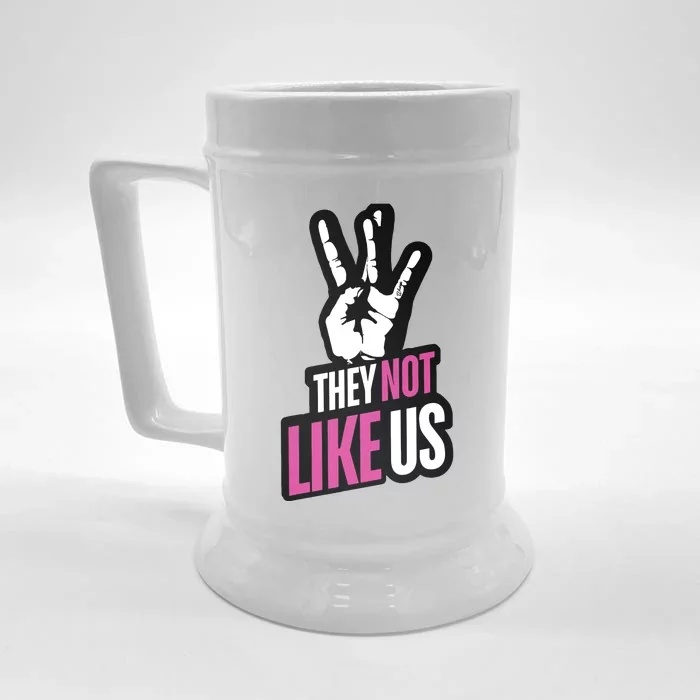 They Not Like Us Front & Back Beer Stein