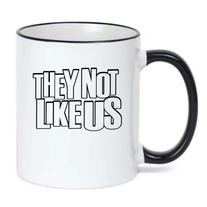 They Not Like Us Kendrick Black Color Changing Mug