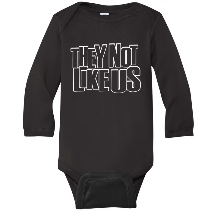 They Not Like Us Kendrick Baby Long Sleeve Bodysuit