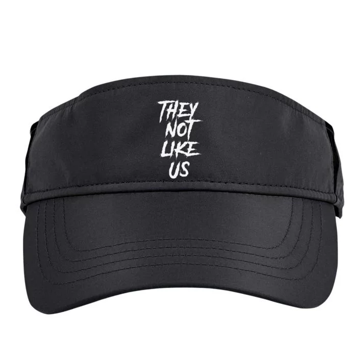 They Not Like Us Bold Statement Adult Drive Performance Visor