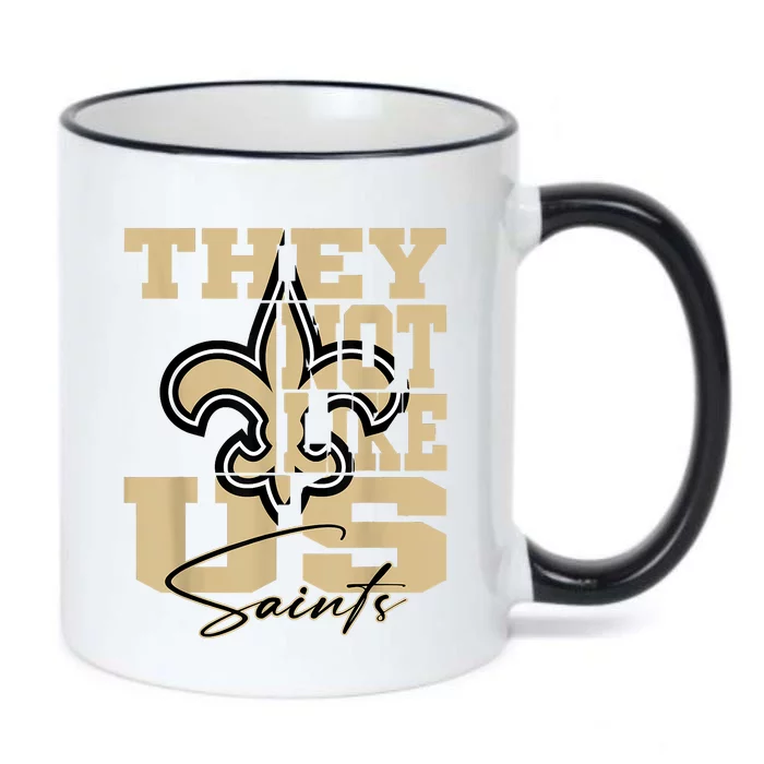 They Not Like Us Saints Black Color Changing Mug