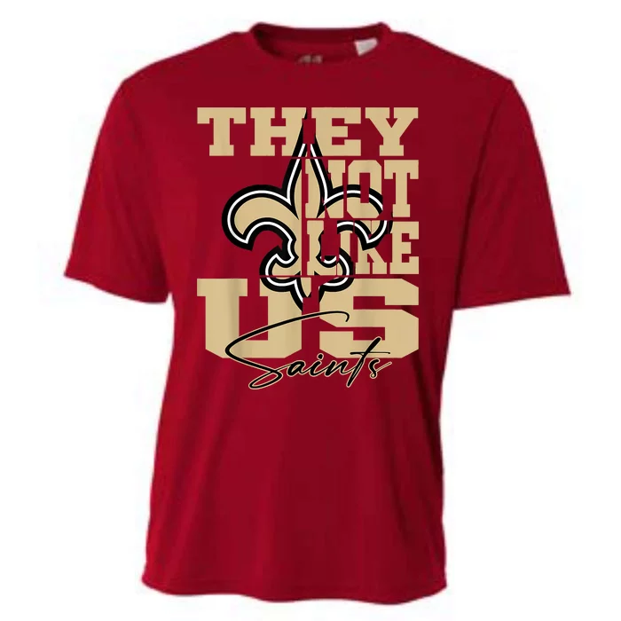 They Not Like Us Saints Cooling Performance Crew T-Shirt