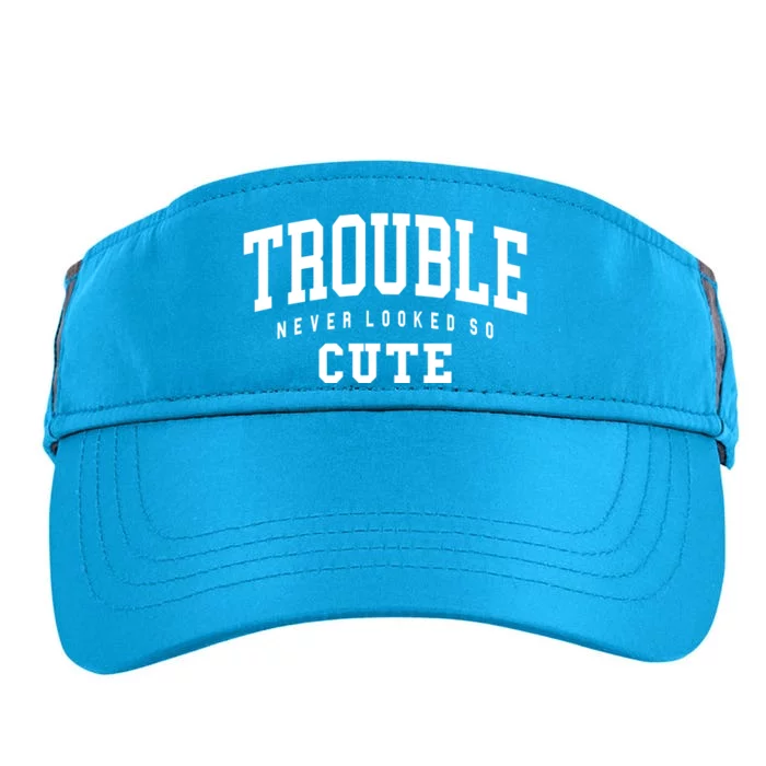 Trouble Never Looked So Cute Adult Drive Performance Visor